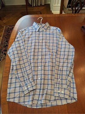 Southern Tide flannel plaid shirt